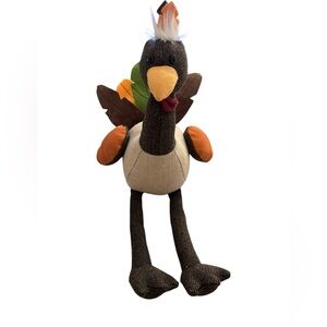Pottery Barn‎ Kids Plush Felt Turkey Thanksgiving Holiday Decoration Stuffed Toy